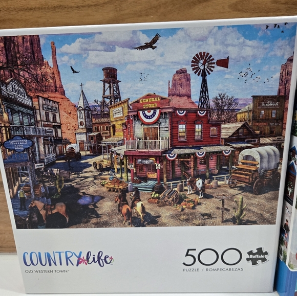 2 PUZZLES BOXES 1,000 & 500 PIECES - Picture 7 of 9